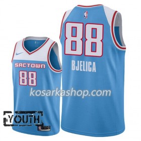 Dres Sacramento Kings Nemanja Bjelica 88 Nike 2018-19 City Edition Plava Swingman - Dječji